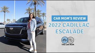 LOVING the 2022 Cadillac Escalade  CAR MOM TOUR [upl. by Burnley]