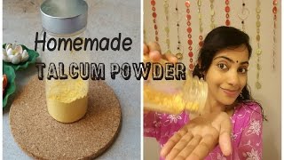 DIYHOW TO make homemade natural face powder recipeEasy amp simple Talcum powder recipe made at home [upl. by Season]