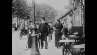 Edgar Degas  Filmed Walking Down a Paris Street 1915 [upl. by Anomis]