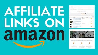 How To Create An Amazon Affiliate Link Affiliate Marketing For Beginners [upl. by Leumhs]