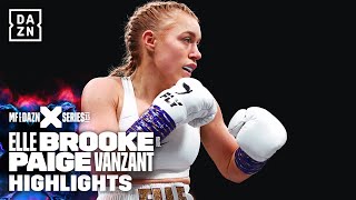 Fight Highlights  Elle Brooke vs Paige VanZant [upl. by Rudich]