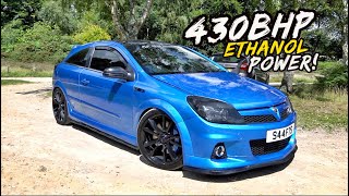 EXPLOSIVE FLAT SHIFTING IN THIS 430BHP E85 POWERED ASTRA VXR [upl. by Scevor]