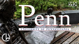 University of Pennsylvania Campus 4K Walking Tour Philadelphia PA 2021 [upl. by Kyrstin]