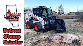 Bobcat stump grinder [upl. by Wiatt590]