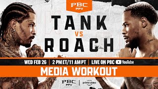 Tank vs Roach MEDIA WORKOUT  TankRoach [upl. by Harraf939]