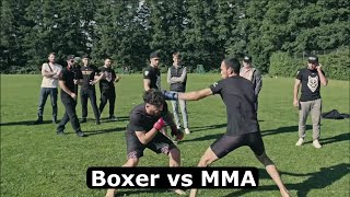 When MMA Guy Underestimates Boxer [upl. by Nalid]