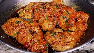 Quick and Easy Garlic Butter chicken Breast Recipe  Delicious Easy Dinner [upl. by Otanod]