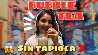 COMO HACER TÉ DE BURBUJASBUBBLE TEA BOBA MILK TEA 🧋 SIN TAPIOCA❌ ISIS G [upl. by Morra]