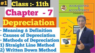 Depreciation  Meaning amp Definition  Causes of Depreciation  Chapter  7  Class 11th [upl. by Enileda]