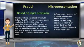 What is Difference Between Fraud amp Misrepresentation [upl. by Oberon]