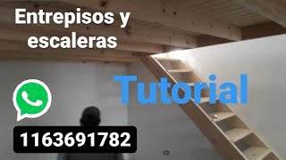 Construimos entrepisos y escaleras Cel 11 6369 1782 [upl. by Albers]