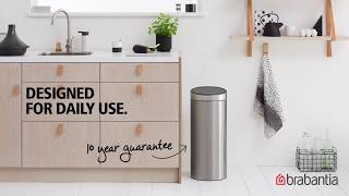 Touch Bin New 30 litre  Brabantia [upl. by Kwok]