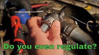 LB7 DURAMAX  Fuel Pressure Regulator install DO YOU EVEN REGULATE [upl. by Jeramie328]