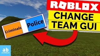 How To Make A Team Change GUI on Roblox [upl. by Orelie458]