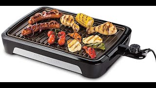 The George Foreman Smokeless Indoor Outdoor BBQ Grill Review [upl. by Aerbas751]