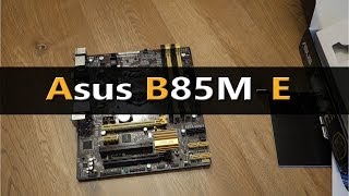 Asus B85ME unboxing overview [upl. by Galligan]