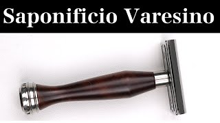 Saponificio Varesino サポニフィチョ・ヴァレジーノはイタリア製ウッドハンドル・ステンレスヘッドの高級カミソリです。 [upl. by Ittap]