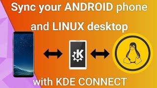 Sync your Android phone with Linux using KDE Connect [upl. by Lilyan]