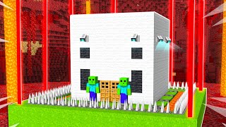 Never Break into YOUTUBER Impossible Houses  Minecraft [upl. by Burley]