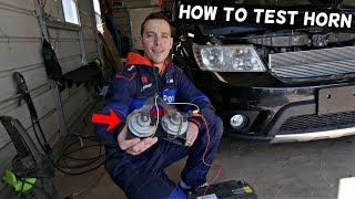 HOW TO TEST CAR HORN ANY CAR [upl. by Orit]