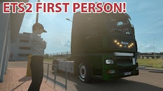 ETS2 How To Get Out Of The Truck Walk mode Teleport Change Time [upl. by Mor]