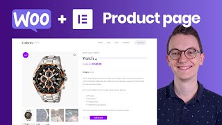 Woocommerce Product Page with Elementor Pro  How to build it yourself [upl. by Lynette]