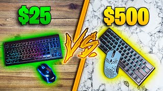 BROKE vs PRO Gaming Keyboard and Mouse  WORTH IT [upl. by Coates]