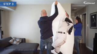 How to Install a Fathead Wall Decal [upl. by Akeimahs]