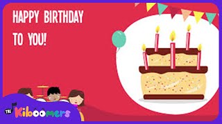 Happy Birthday To You Lyric Video  The Kiboomers Preschool Songs amp Nursery Rhymes [upl. by Zrike422]