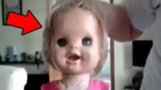 5 Creepy Dolls MOVING  Top 5 HAUNTED Dolls Caught On Tape [upl. by Afton]