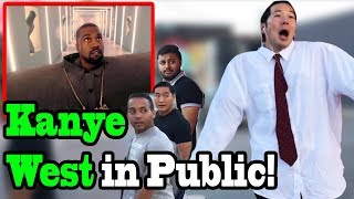 KANYE WEST LIL PUMP  quotI Love Itquot  SINGING IN PUBLIC [upl. by Chao]