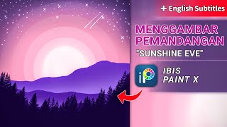 Ibis Paint X Tutorial Menggambar Ilustrasi Pemandangan  How To Draw Illustration On Ibis Paint X [upl. by Svensen]