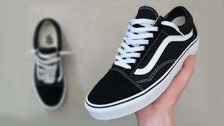 HOW TO LACE VANS OLD SKOOLS 👟🔥 [upl. by Berkshire]