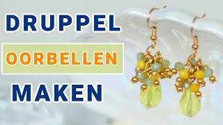 Druppel Oorbellen Maken geschikt voor beginners [upl. by Morrill]