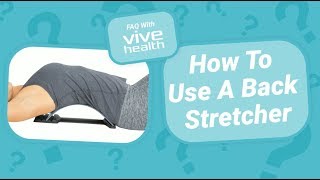 How To Use A Back Stretcher For Lower Back Pain [upl. by Eidnim869]