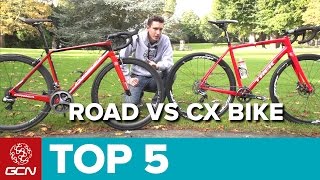 Road Bike Vs Cyclocross Bike  5 Key Differences [upl. by Eedebez]