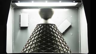 Additive Manufacturing  Directed Energy Deposition  Big  Isogrid Timelapse [upl. by Aidahs351]