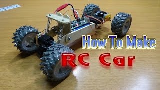 How To Make A RC CAR 4WD  Homemade rc car [upl. by Avat]