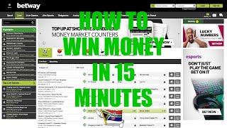 Betway Strategy  How to make MONEY in 15 minutes [upl. by Heilman]