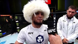 Umar Nurmagomedov Octagon Interview  UFC Vegas 57 [upl. by Eiramannod]