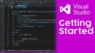 How to create HTML project in Visual Studio 2019 [upl. by Selemas]