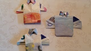 DIY Geld vouwen shirtoverhemd  Knutselen  CreaBella [upl. by Worth180]