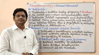 Immunopharmacology Part03 Immunostimulant 02  Thalidomide Mechanism of Action  Thalidomide [upl. by Rotciv]