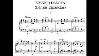 Enrique Granados  12 Spanish Dances Op37 Complete [upl. by Karilla]