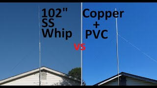 102 SS Whip vs Homemade CB Radio Base Antenna [upl. by Derwin]