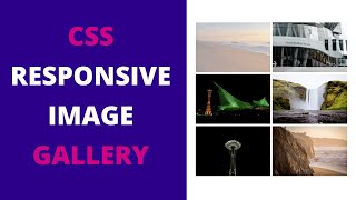 Responsive Image Gallery with HTML amp CSS Flexbox [upl. by Nnylesor]