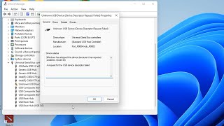 FIX Unknown USB Device in Windows 11 100 working [upl. by Clarissa335]