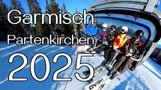 Skifahren in GarmischPartenkirchen  2025 [upl. by Elletnuahc]