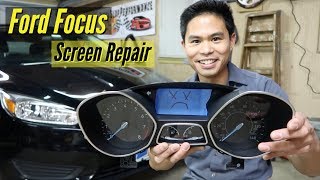 2011  2018 Ford Focus Gauge Cluster LCD Screen Repair [upl. by Acinorav]