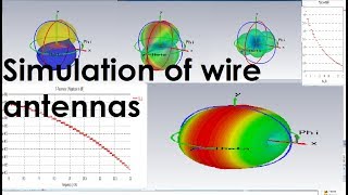 How to Simulate Wire Antennas using CST Microwave Studio CST MWS [upl. by Eppillihp]